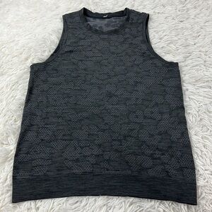 Lululemon Breeze By Muscle Tank Polar Spots Titanium / Black